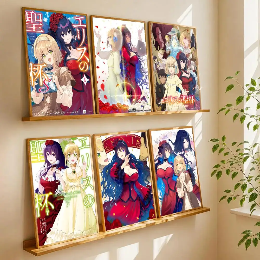 T-The Holy Grail Of Eris Poster Retro HD Art Sticky Wall Waterproof Home Living Room Bedroom Bar Aesthetic Decoration