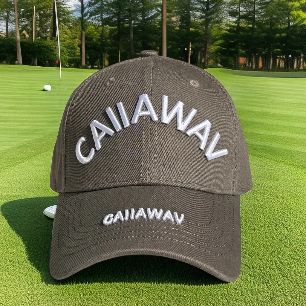 CAprospects-Casquette de golf AWAV pour homme, nouvelle tendance, avec languette en résine de sport, éblla transpiration et respirante, protection solaire