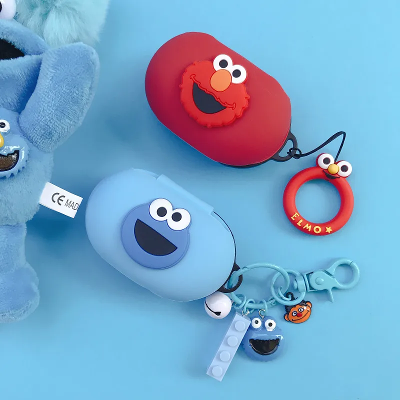 Cartoon Silicon Case For Samsung Galaxy Buds / Galaxy Buds+ Charging Sleeve Wireless Earphone Protective Cover For Samsung Buds+