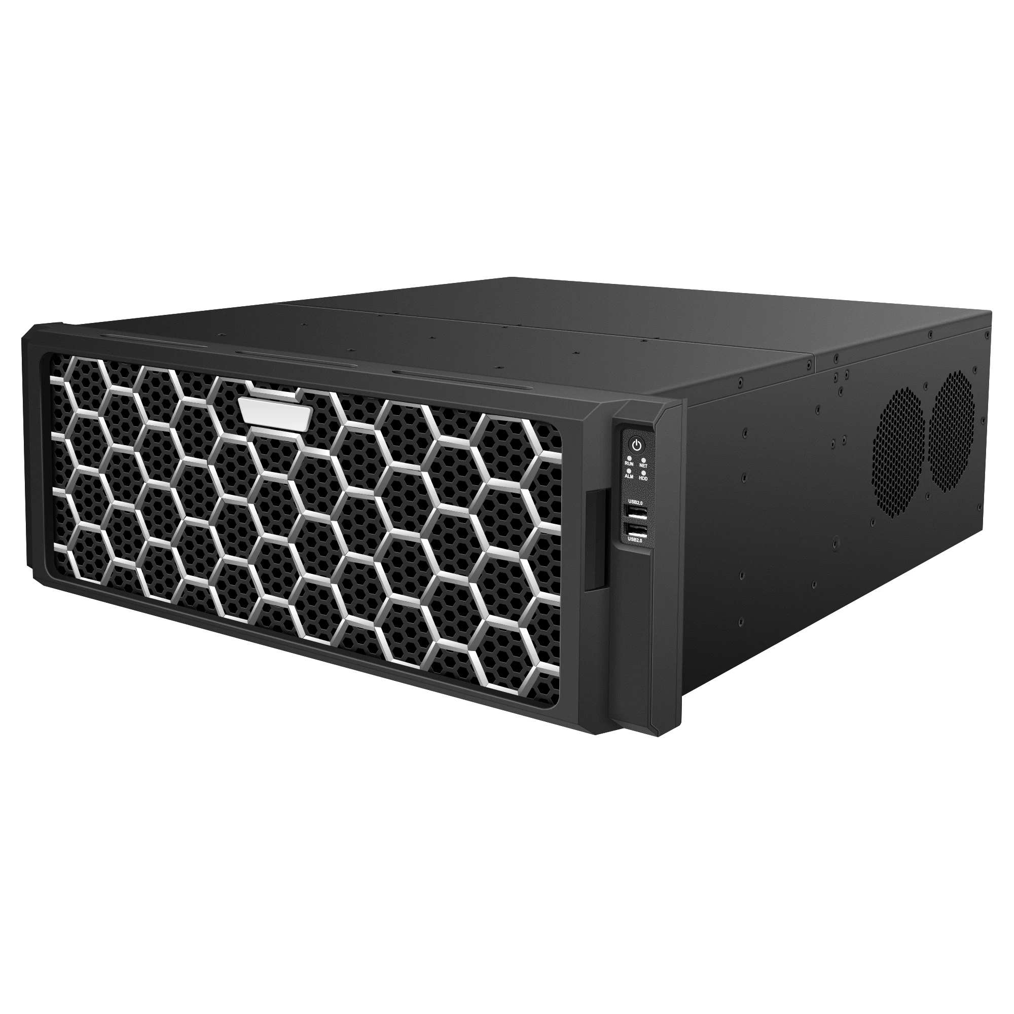 

256-канальный 4K/8MP/12MP NVR, 24 порта SATA, интерфейс без PoE, Ultra H.265/H.264, распознавание лиц, сетевой видеорегистратор, совместимость с NDAA