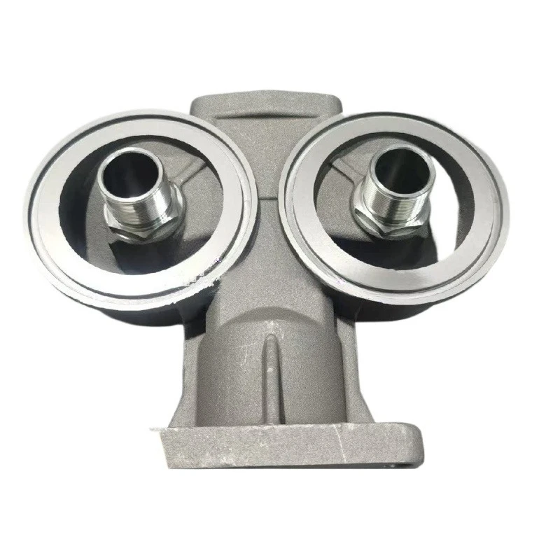 Base de filtro de aceite 2116020052 compresor de aire original y genuino base de filtro de aceite doble SA220-SA280