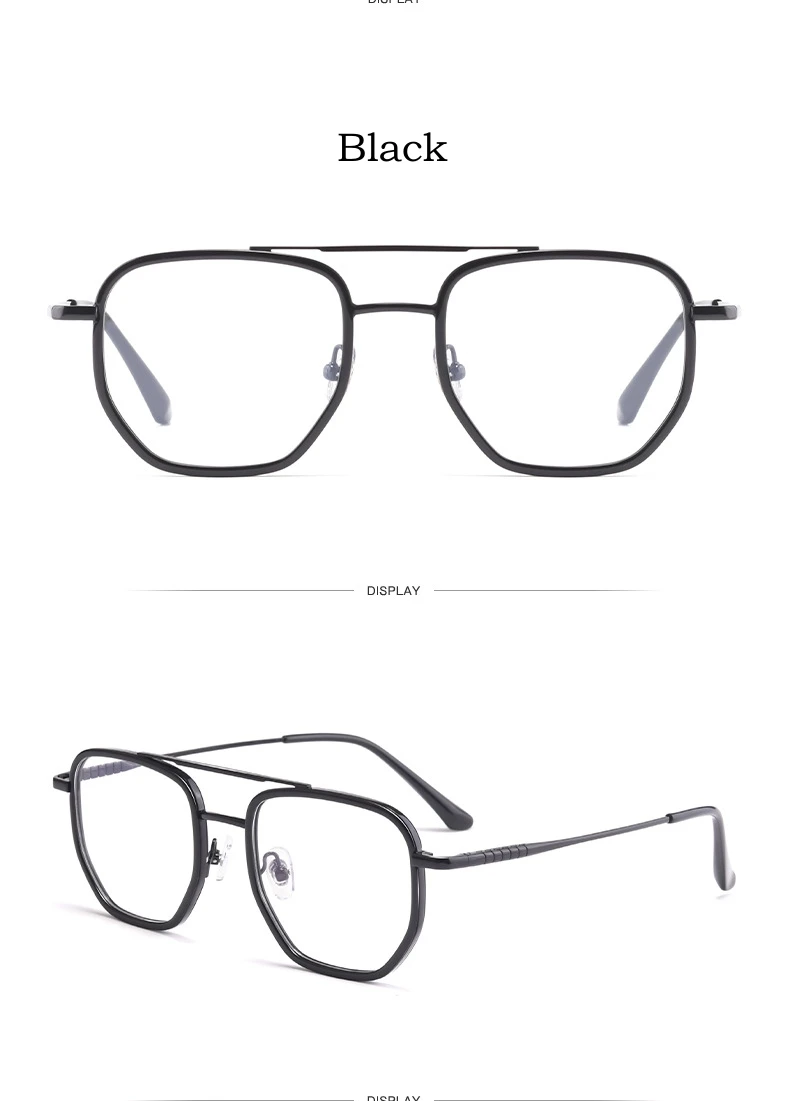 YIMARUILI Doppel Strahl Retro Acetat Brillen Ultra Licht Reinem Titan Optische Brillen Rahmen Männer Und Frauen L1361 – Detail 11