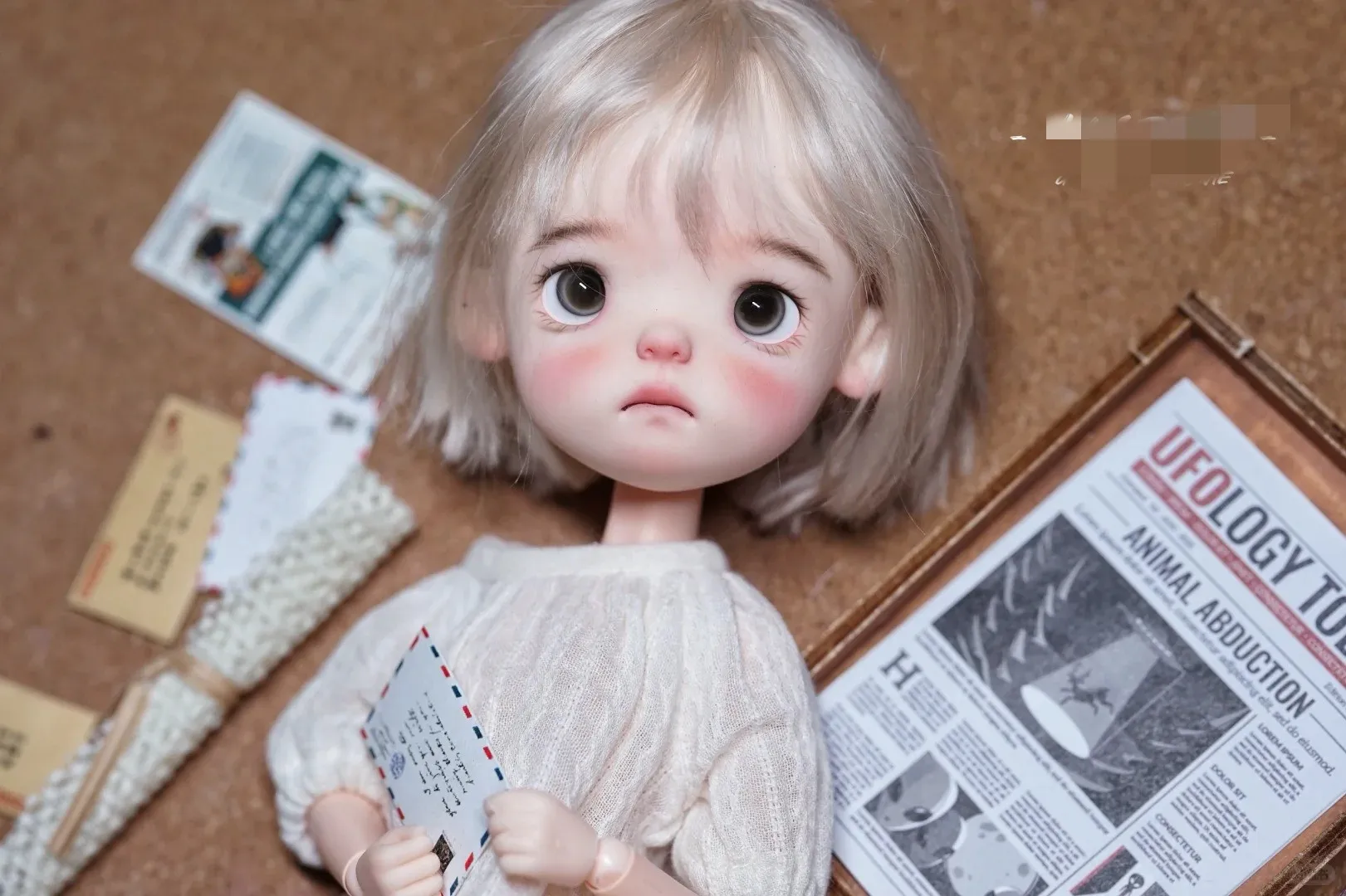 Nuovo 26.5 centimetri Cute Boy bjd Doll 1/6 sd comune umanoide toot Becco Nude Baby xiaop Resina Dolce vino spot trucco spedizione gratuita