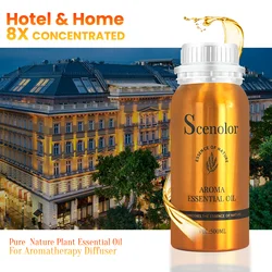 500ML Hotel Essentiële Olie Thuis Luchtverfrisser Elektrische Aromatische Oase Geurverspreider Machine Pure Plantaardige Essentiële Olie