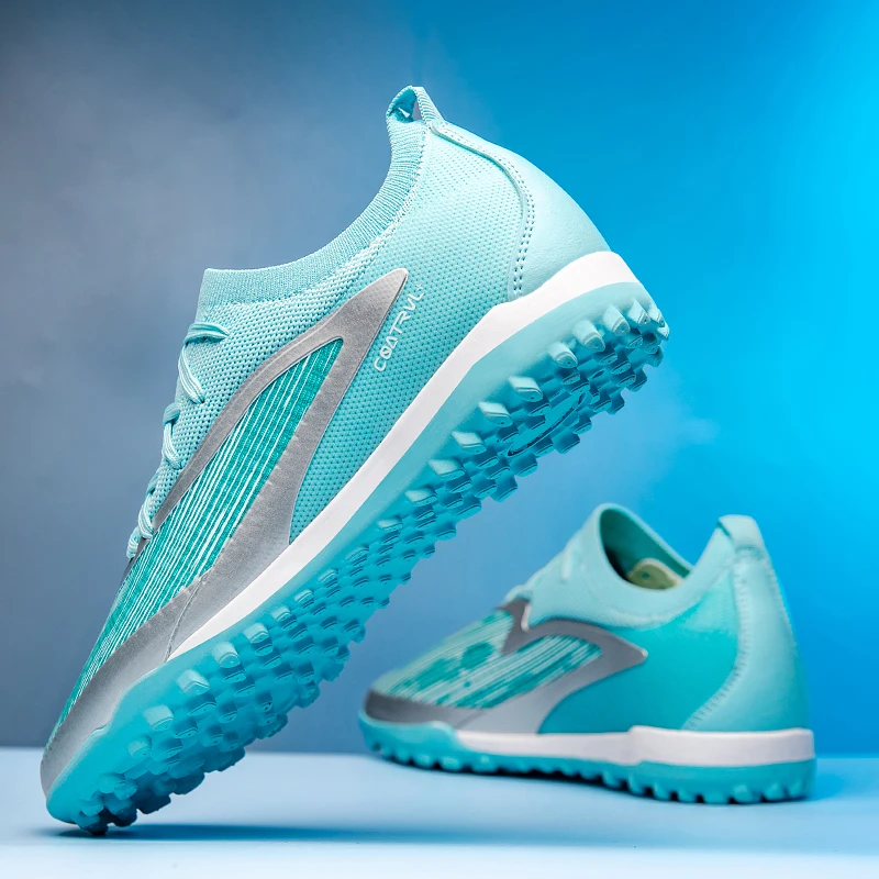 Nowe męskie profesjonalne miękkie buty piłkarskie, sneakersy, buty do meczów, ultralekkie buty do futsalu, wysokiej jakości korki TF/FG, unisex, hit sprzedaży.