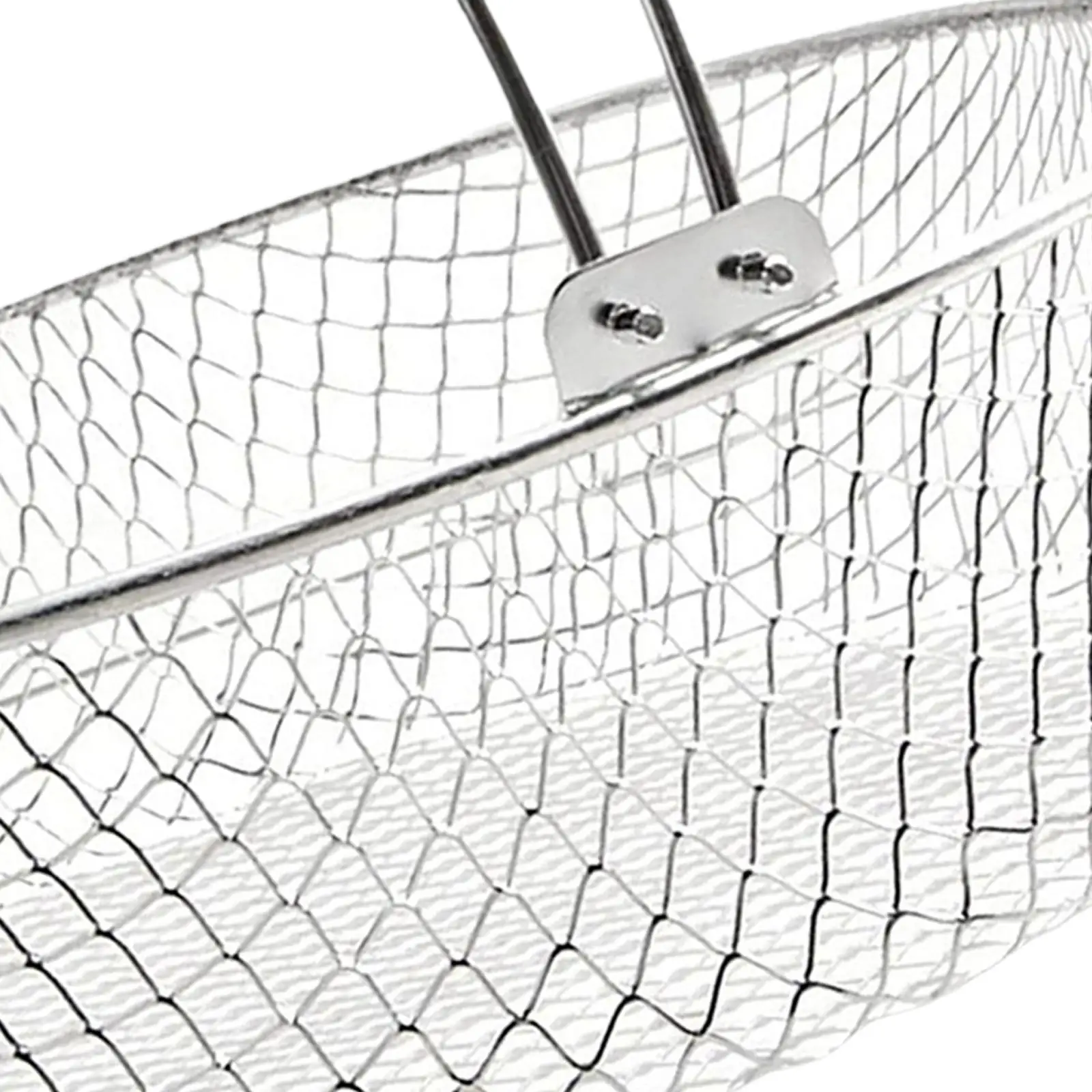 ตะกร้าหม้อทอด Air fryer สแตนเลสพร้อมที่จับสำหรับทำอาหารฝรั่งเศส