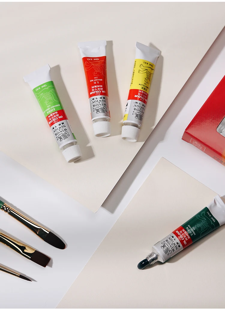 WINSOR & NEWTON Ölfarben-Set, 12/18/24 Farben, 12 ml Tube, feine Malpigmente, professionelle Farbe, Künstlerbedarf, Künstler, Anfänger – Detail 18