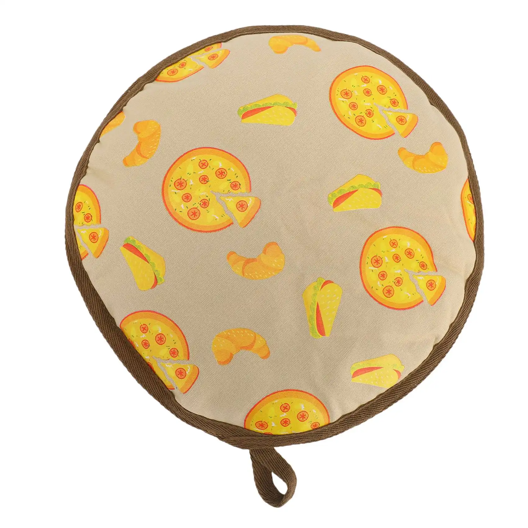 1Pack 12Inch Tortilla Pancake Warmer Pouch Microwavable Insulated Food Cooler Bag for Corn Flour Burrito Pancake Warm