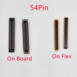 5-20Pcs LCD Screen Flex FPC Connector 54pin For Motorola Moto E40 XT2159 Pure 2021 XT2163 G Power 2022 XT2165 Plug On Board