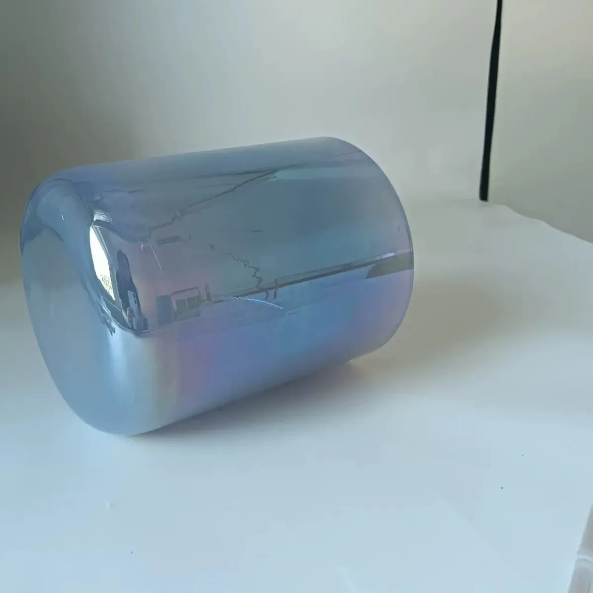 Lavender Purple Semi-Translucent Rainbow Alchemy Crystal Singing Bowl Purification, Meditation, Percussion, Sound Healing Instru