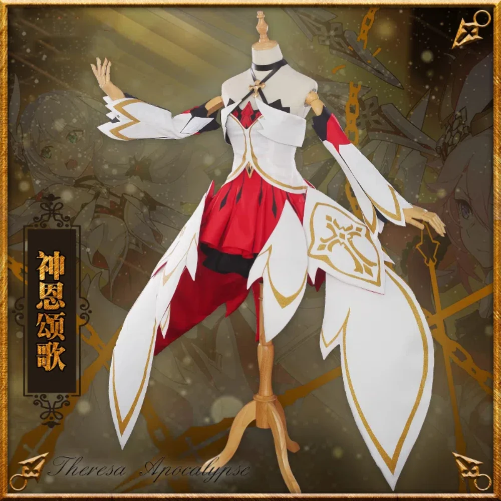 Honkai Impact 3rd Theresa Apocalypse Ode To Divine Grace Women Cosplay Costume Cos Game Anime Party Uniform Hallowen Play Role