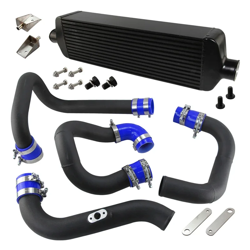 

Front Mount Performance Aluminum Bar&Plate Intercooler Piping Hose Kit For Hyundai Genesis 2.0T Turbo 2010-2012 Black/Blue/Red