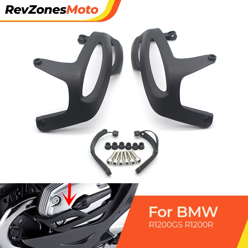 

Motorcycle Cylinder Head Guard Engine Protector Guards Side Cover Replacement For BMW R1200GS R 1200 GS R1200RT R 1200 R S RT