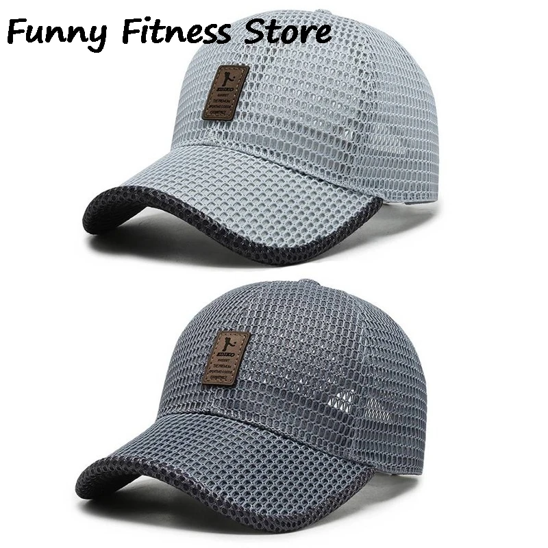 Tennis Golf Caps Breathable Mesh Sport Panama UV Protection Fashion Streetwear Unisex Cycling Fishing Visors Cap Adjustable Hats