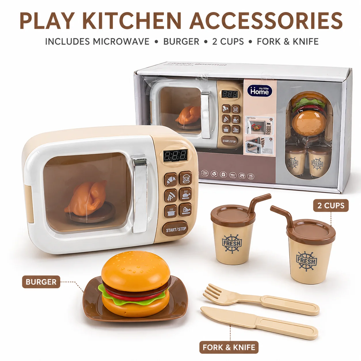 Brinquedo de Micro-ondas Elétr - Kitchen Appliances Kids avaliação e preço