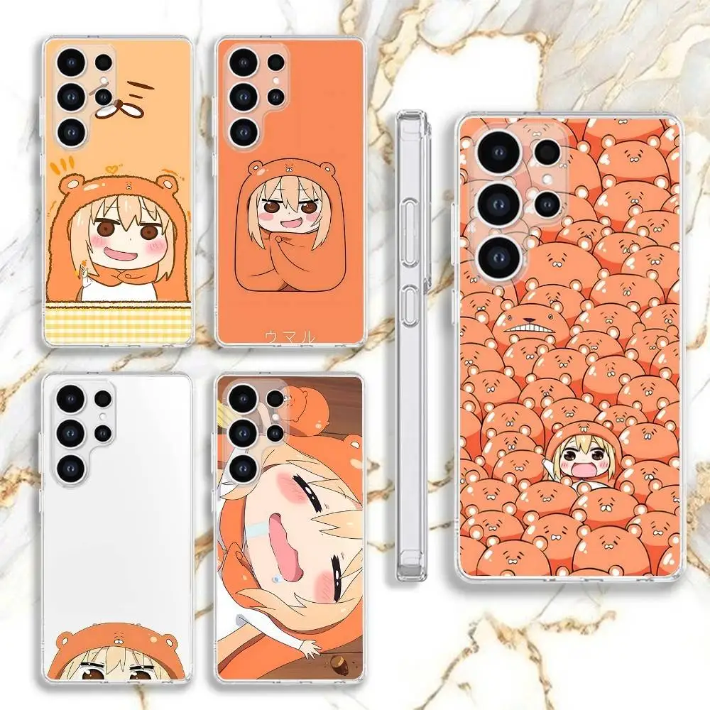 

Umaru Doma H-Himouto Phone Case For Samsung S30,23,21,22,20, FE lite,S10,9,8,7 PIus Note20ultra Soft Transparent