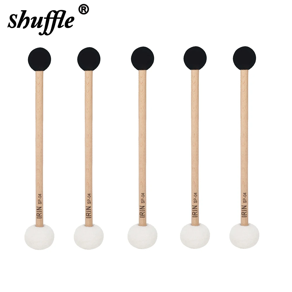 

Double Tongue Cymbal Timpani Drum Sticks Mallets 1pc Felt Wood Head Drumstick Hammer Percussion Instruments Accessories