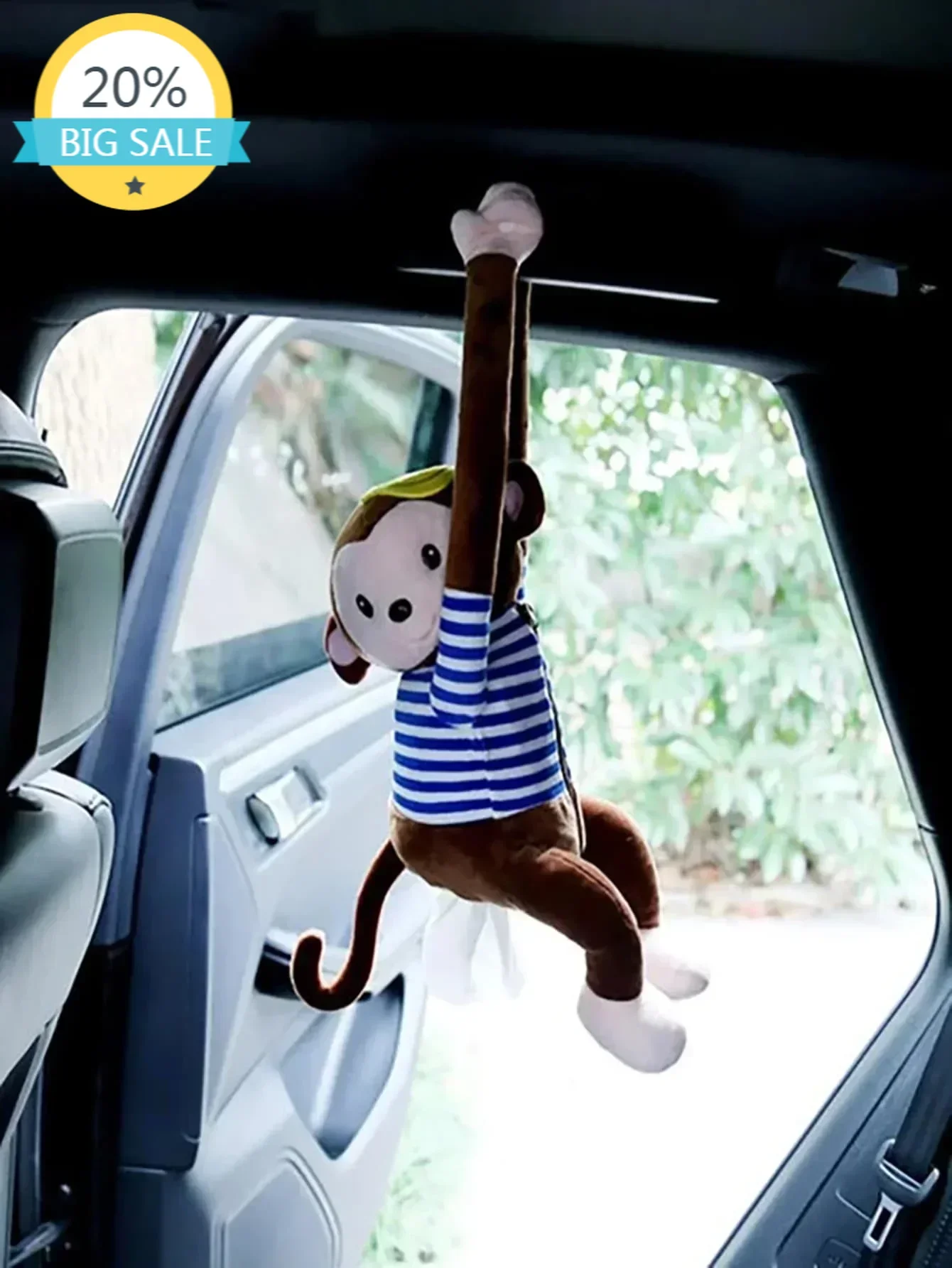 

Creative monkey shaped car tissue box