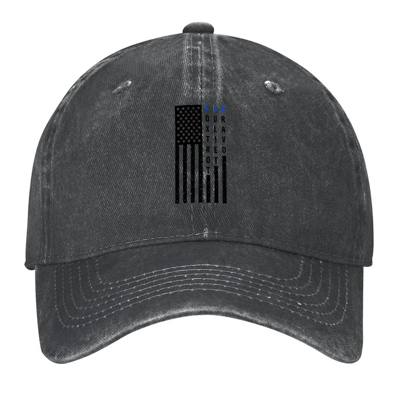 

Foxtrot Juliet Bravo shirt Baseball Cap Fishing cap Kids Hat Sunhat Women's Men's