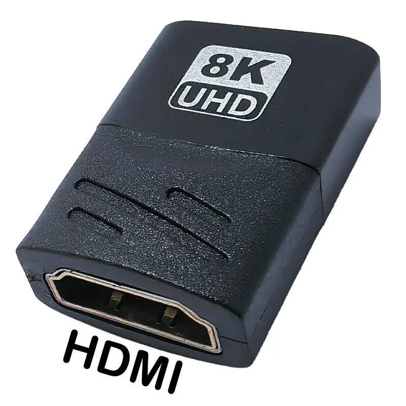 

8K HDMI Extender F To F connector 8K60hz 4K@120/144hz HDMI2.1 For Monitor Display Laptop PS4/3 PC TV Hdmi Cable Extens