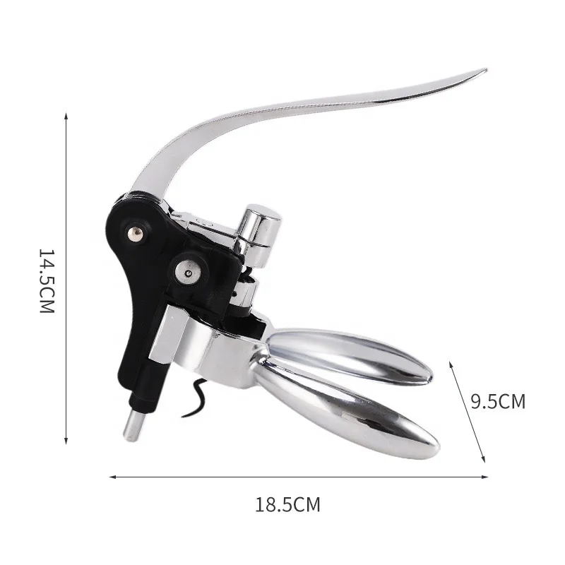 Hot Seller Custom Logo Shape  for Wine Opener Corkscrew Accessories for Bar