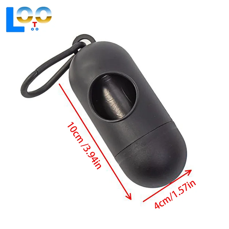 1 ชิ้นถุงขยะสัตว์เลี้ยงเครื่องจ่ายสุนัขอุจจาระถุงพลั่วแคปซูลสะดวกสุนัขอุจจาระถุงเก็บถุงขยะตู้