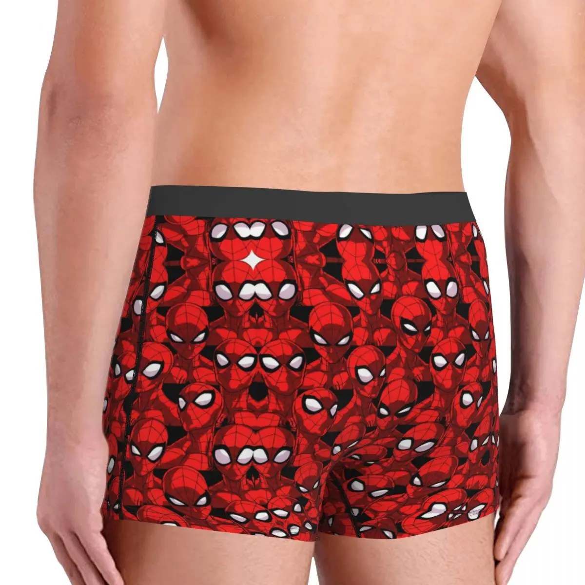 Benutzer definierte Spinnen Boxershorts für Homme 3d gedruckt Spider Man Unterwäsche Höschen Slips weiche Unterhosen