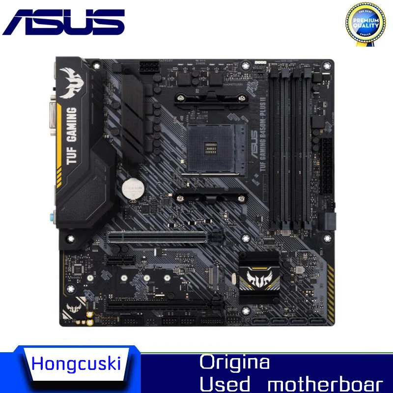 

ASUS TUF GAMING B450M-PLUS II motherboard Socket AM4 DDR4