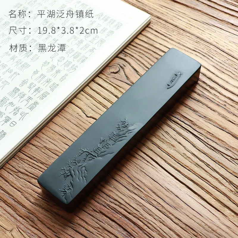 

Прямоугольный пресс-папье из натурального камня, 1 шт., держатель для каллиграфической бумаги, утяжелитель для бумаги сюань для традиционной китайской живописи