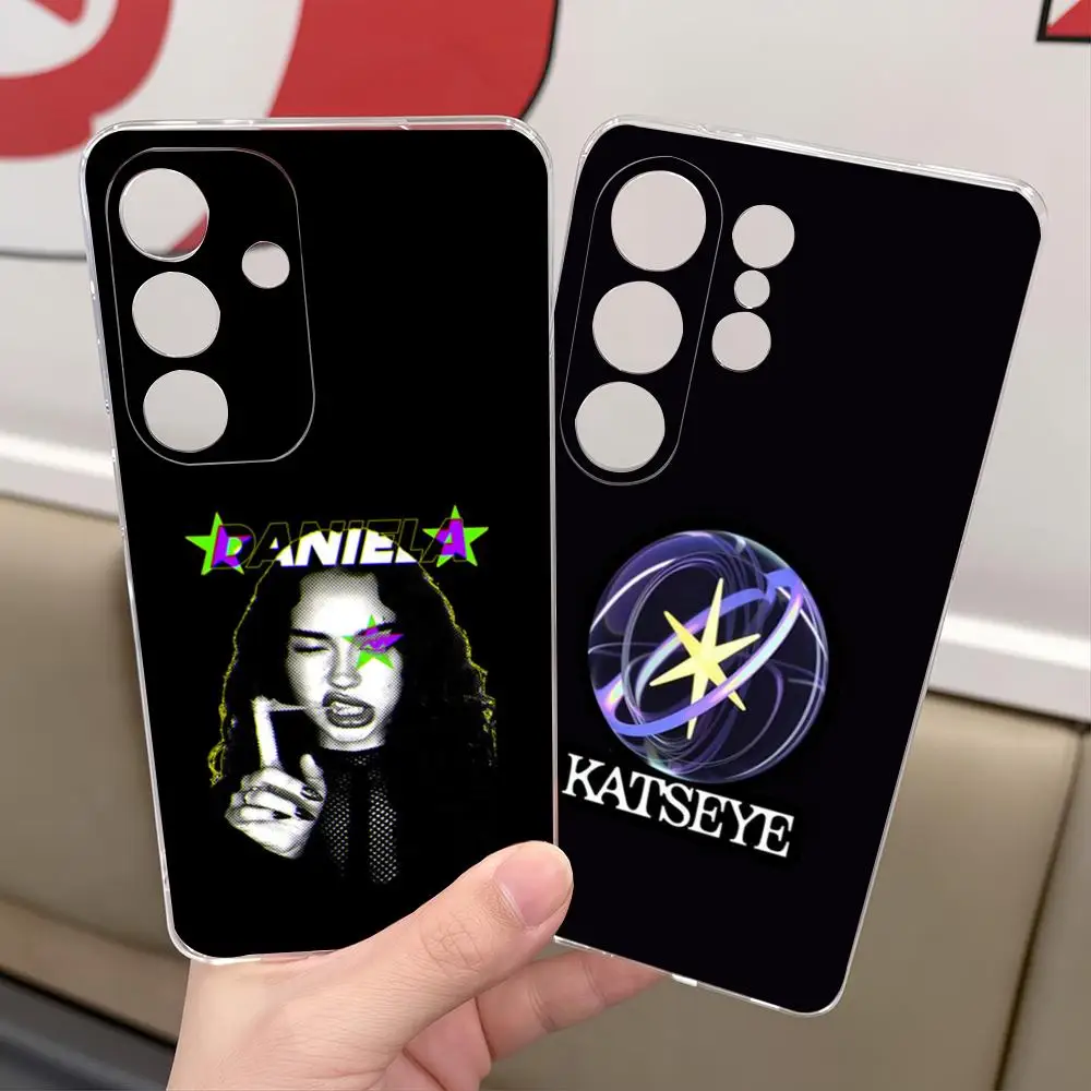 Katseye Band Phone Case For Samsung S26 S25 S24 S23 S22 Ultra Plus FE A55 15 16 4G 5G Shockpoof Transparent Cover