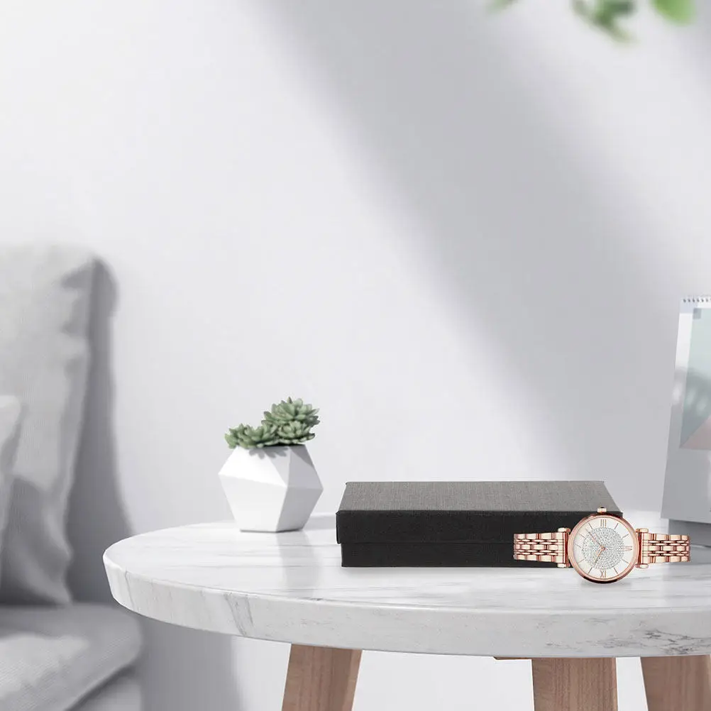 

Набор из 10 черных картонных коробок для часов с подушечкой-вкладышем, для демонстрации, хранения и организации, для подарков на день рождения, праздников и деловых мероприятий