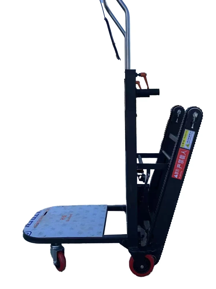 Stair Climber Hand Truck for Material Handling Portable Hand Trolley Climbing Stairs Battery Electric Climbing Cargo