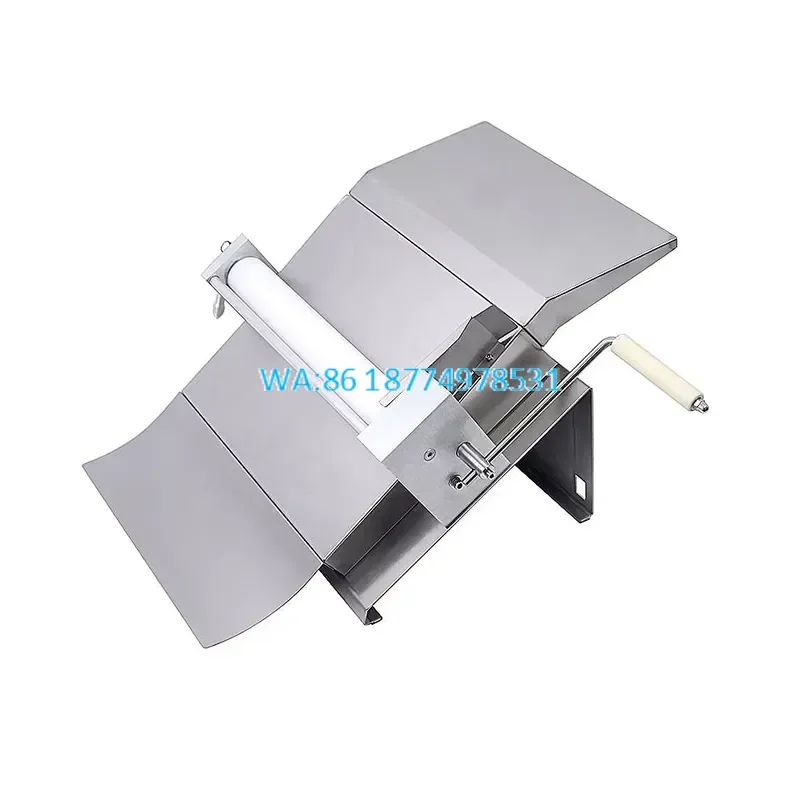 Wmwmnu for 0.5-15mm Tabletop Samosa Manual Fondant Pastry Small Dough Sugar Sheeter Roller for Bread Bakery