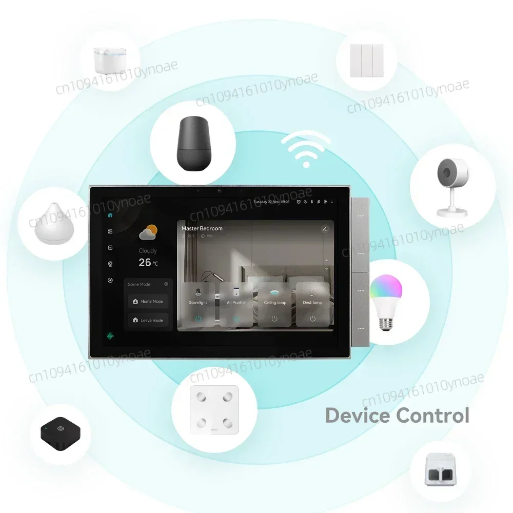 In Stock 10.1 inch large LCD display Tuya smart home gateway touch Central Control Panel zigbee Gateway Tuya Smart Control Panel