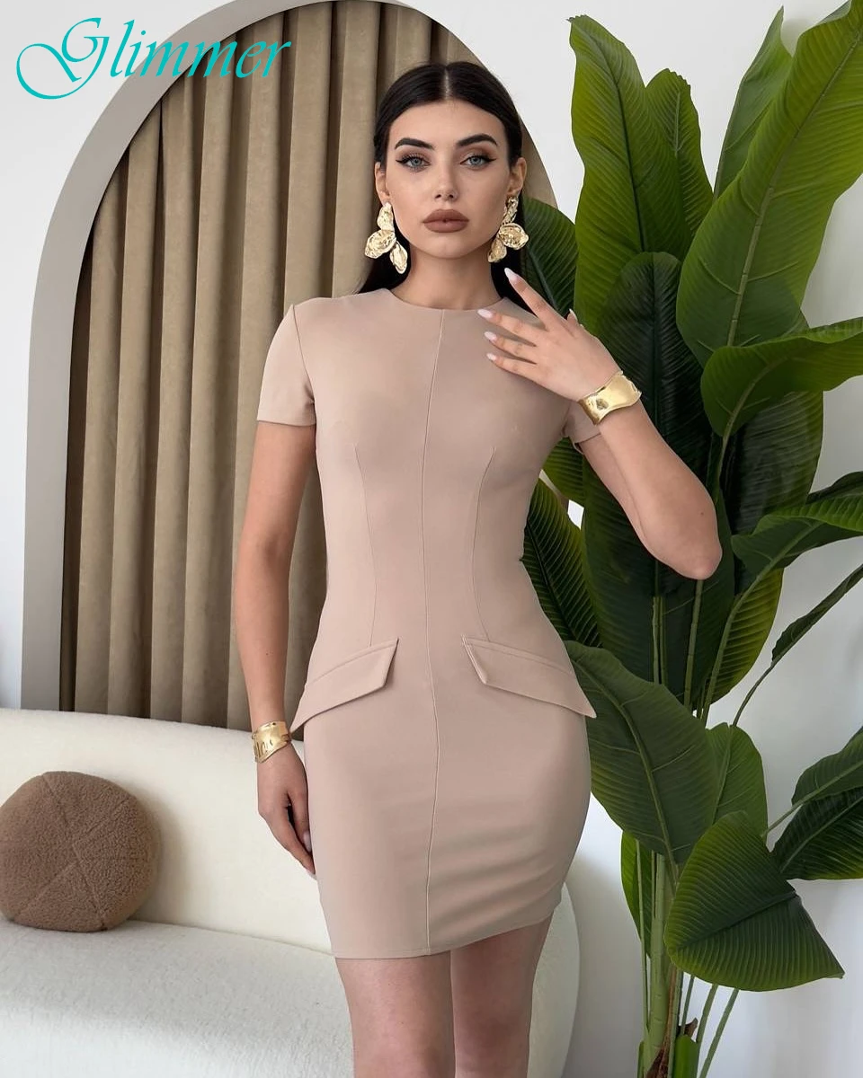 

Customized Straight Crew Neck Elegant Formal Evening Dress Temperament High Quality Celebrity Gowns Fashion Delicate Prom Dress