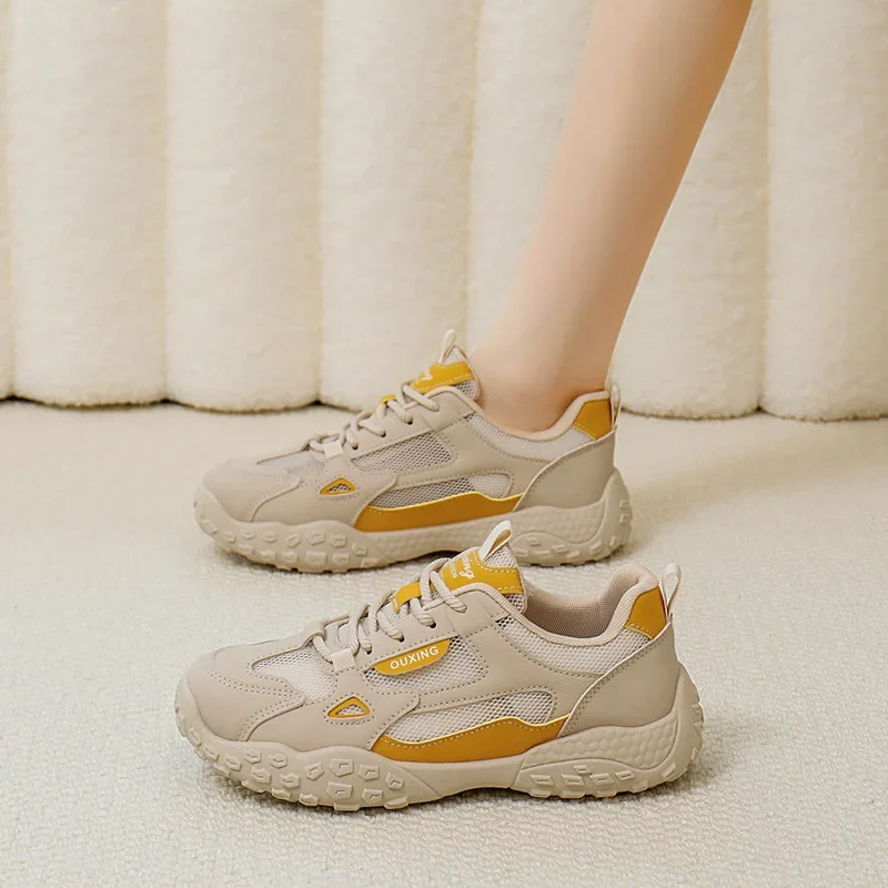 Zapatos deportivos antideslizantes y resistentes al desgaste para viajes, caminar, senderismo al aire libre, cómodos zapatos informales transpirables