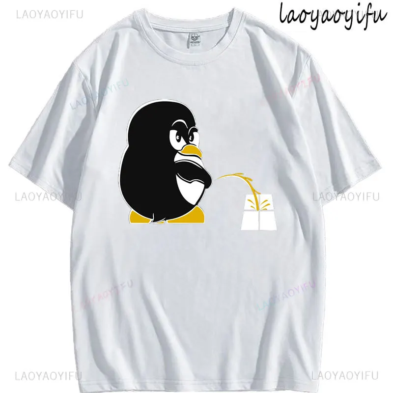 

Funny Linux Sysadmin Geek Print T-shirt Men's Women's Fashion Summer Casual Tops 100%Cotton Short Sleeve Breathable O-Neck Tee