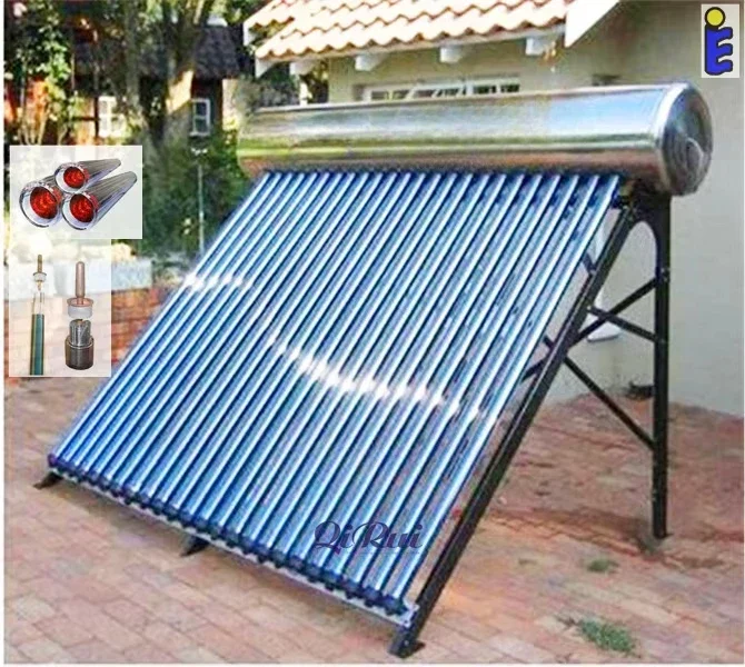 Factory Price 100L 150L 200L 300L 360L Integrated Heat Pipe Pressurized Solar Water Heater