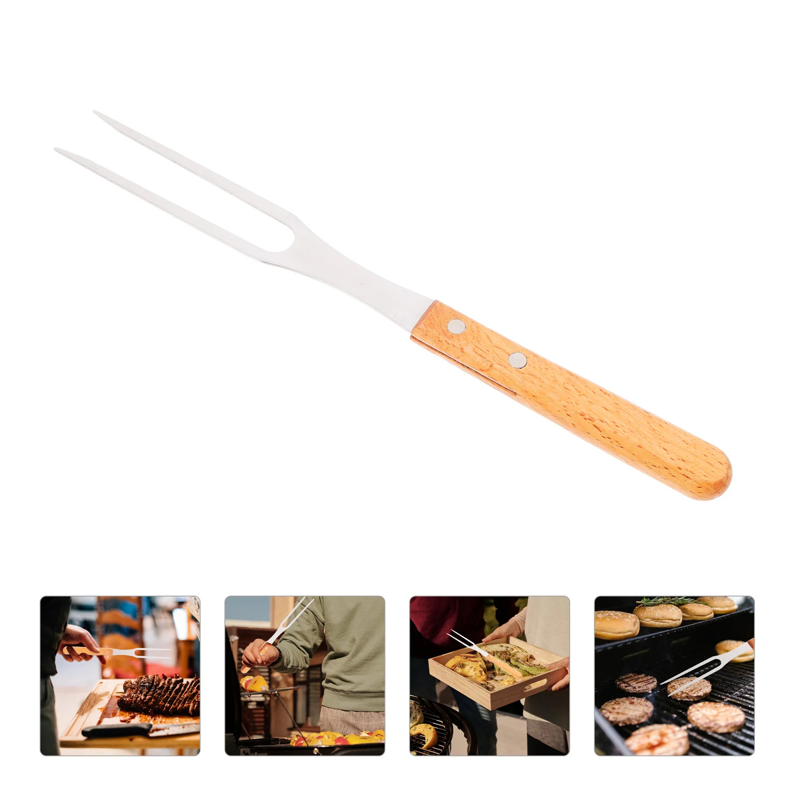 

Outdoor Grilling Tools Western Food Utensils Meat Cutting Knives and Forks Lifting