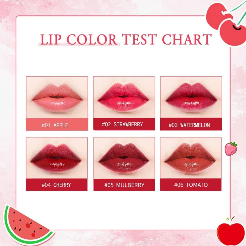 Lasting Lip Gloss Tint Makeup Cheek Tint Blush Moisturizing Mirror Liquid Lipsticks Waterproof Long Lasting Lip Glaze Cosmetics