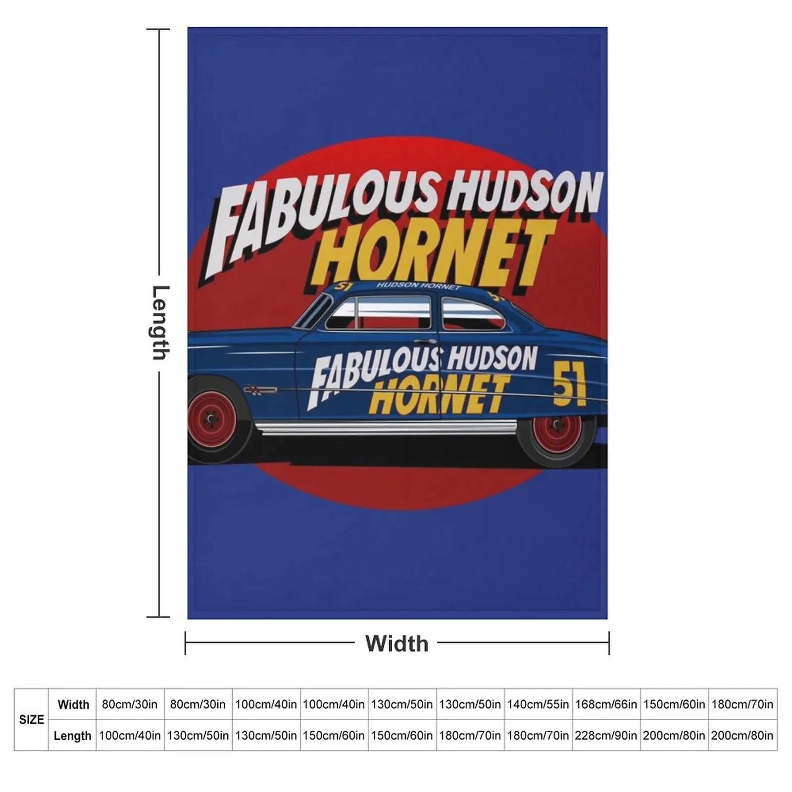 Fabulous Hudson Hornet illustration by petrothings Throw Blanket Winter beds Beautifuls Decorative Beds Blankets