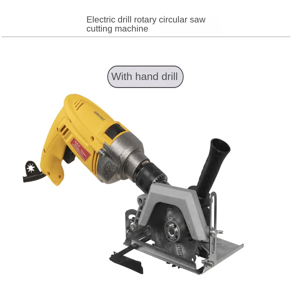 Circular Saw Conversion Head Bearing Steel Anti-slip Adjustable Multipurpose For Hand Drill Tool Precision