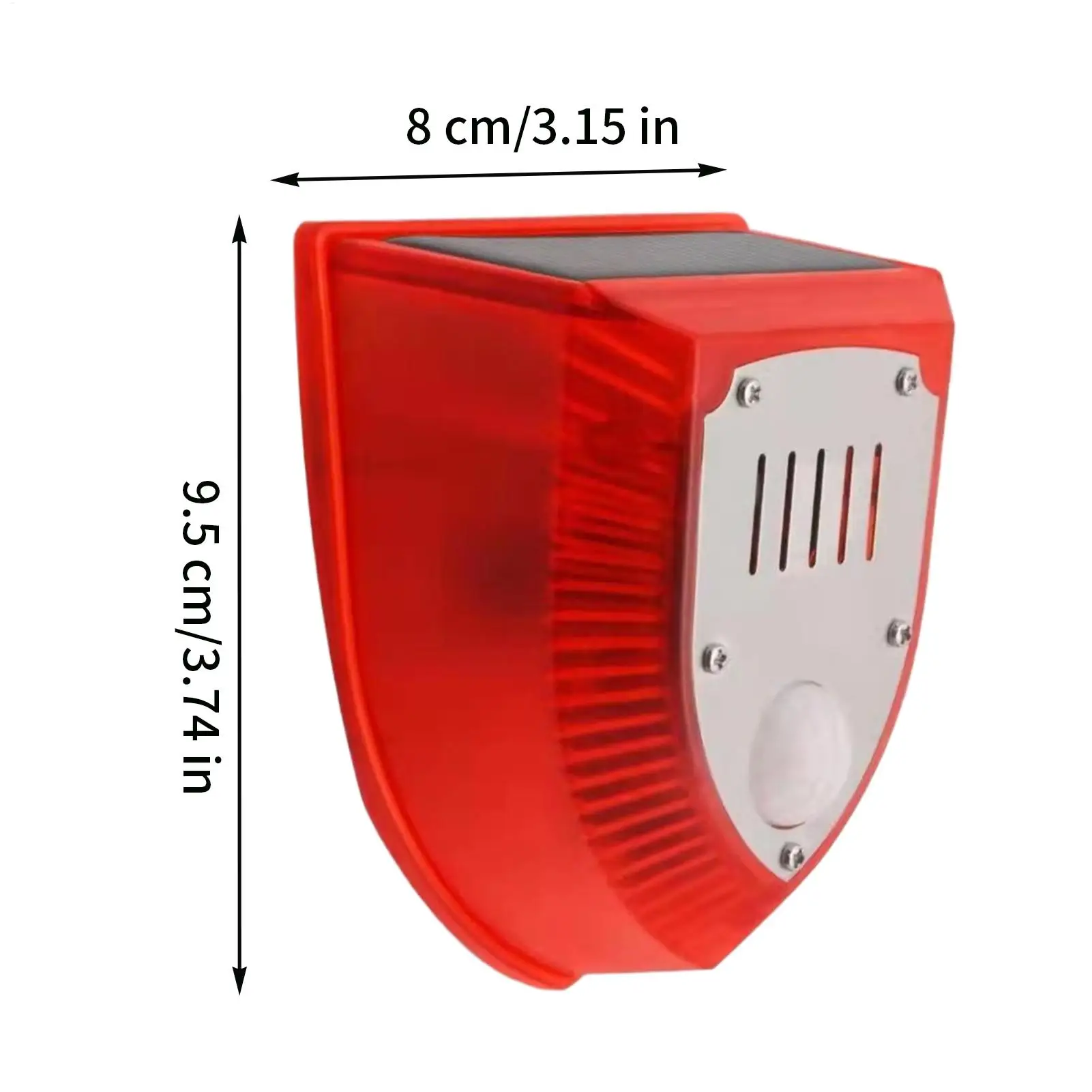 Alarma Solar con Sensor de movimiento para exteriores, dispositivo inteligente para despierto de ciervos, resistente a la intemperie, dispositivo de accionamiento con Sensor de movimiento Solar para patar de entrada