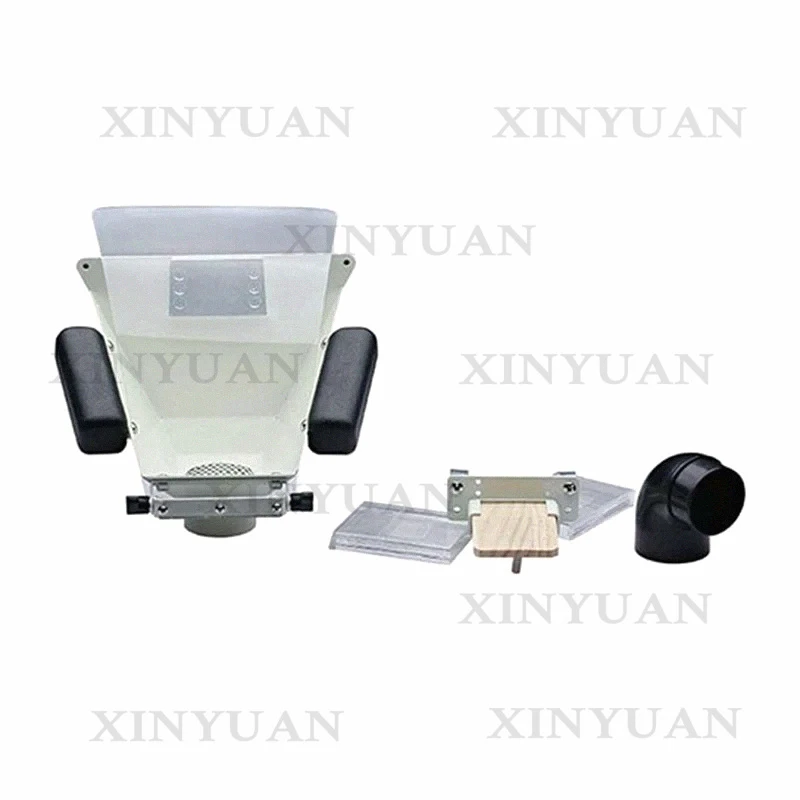 Fishmouth Dust Collector with Shield, Arm Rests, GRS Mount & Bench Pin, Jewelry Engraving Making Tool Accessories
