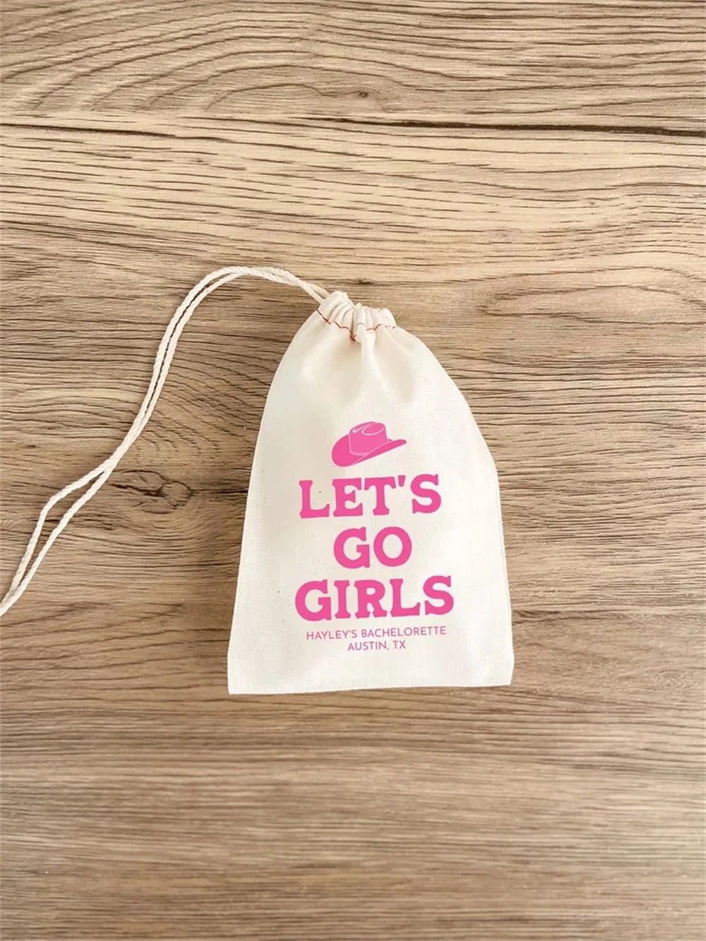 20 PCS Let's Go Girls Bachelorette Party - Bride's Last Rodeo - Custom Hangover Kit Bag - Bachelorette Gift Bag - Hangover Recov