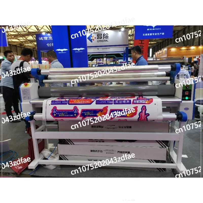 Laminador de grande formato, largura de laminação de 1520mm, laminador frio e quente, 1500w, potência de aquecimento, máquina de revestimento, velocidade de laminação de 8m/min