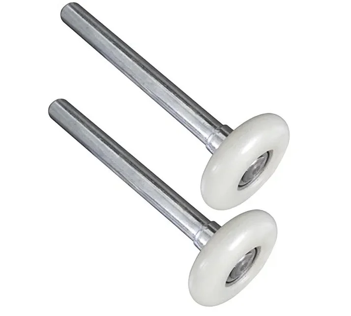 4pcs Heavy Duty Nylon Garage Door Roller Wheel Ball Sealed Bearing 120mm 2 inch Nylon & Steel Wheels, 10 Ball-Bearings