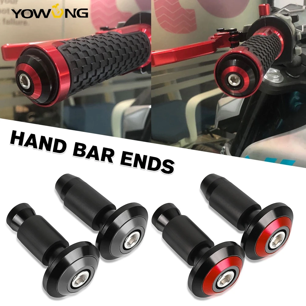 For Honda XLV 600 650 700 TRANSALP Motorcycle grips ends Handle Bar Cap End Plugs Handlebar Grips