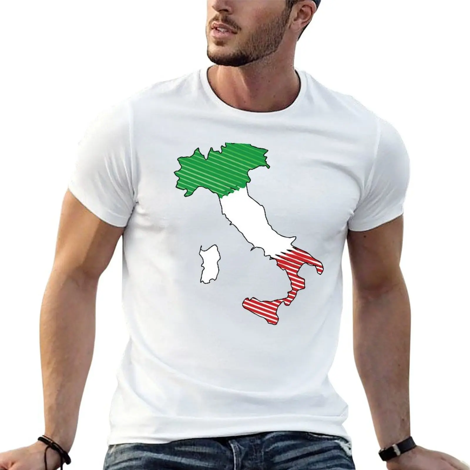 

I am italiano T-Shirt t shirt men 100% cotton luxury brand man t shirt cotton high quality T-Shirt