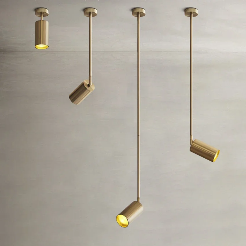 

Nordic Ceiling suspension luminaire modern gold E27 5W long arm led Spotlights Living room lamp Restaurant bedroom pendant Light